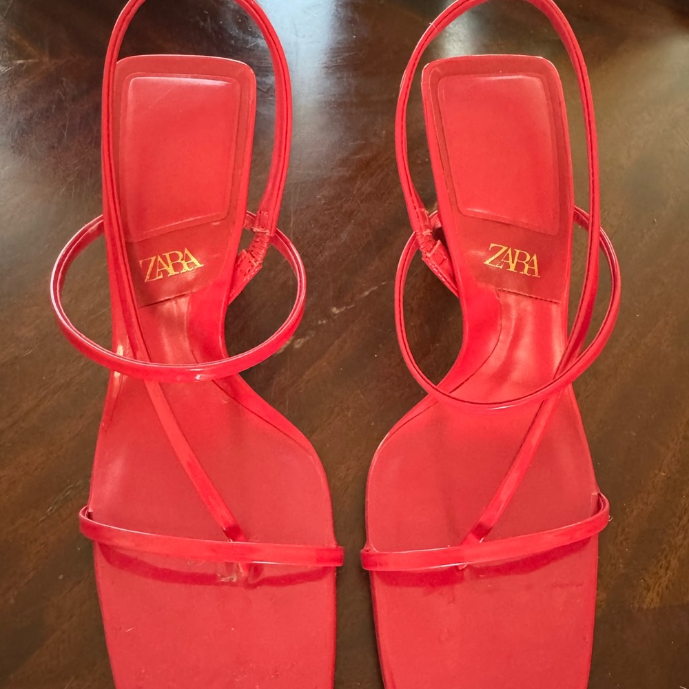 Zara Women's Bold Red Sandals